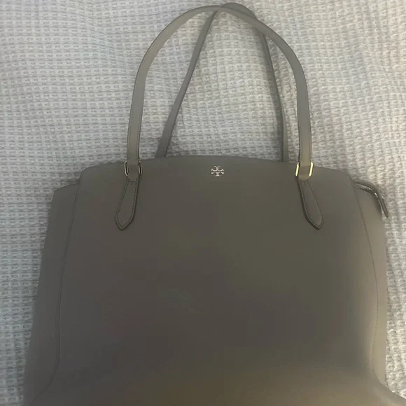 Tory Burch Gray Tote Bag - Picture 1 of 4